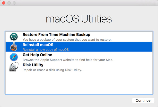 Hướng dẫn hạ cấp phiên bản macOS High Sierra Beta về macOS Sierra hình 2